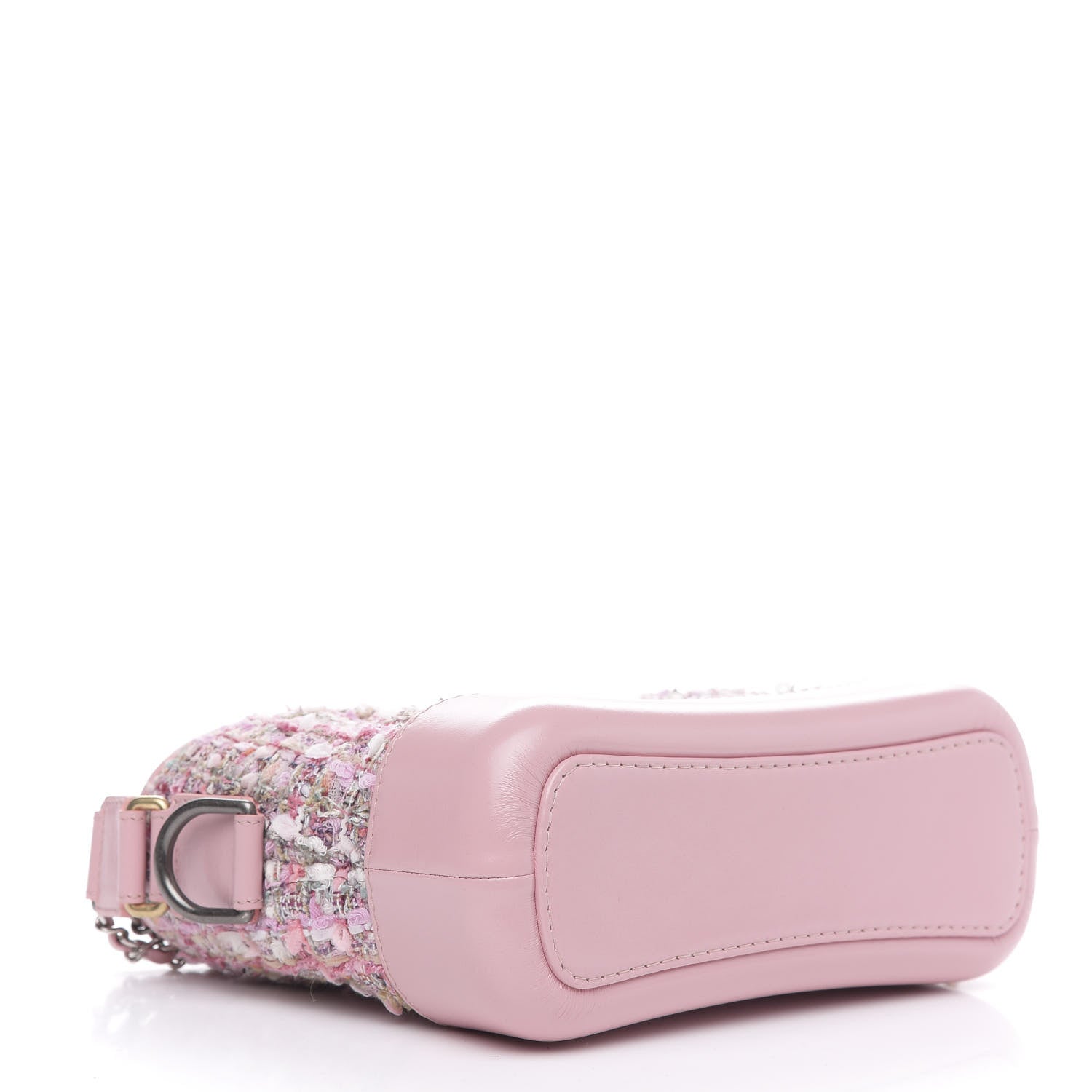 Chanel Tweed Calfskin Small Gabrielle Hobo Light Pink 4 of 10