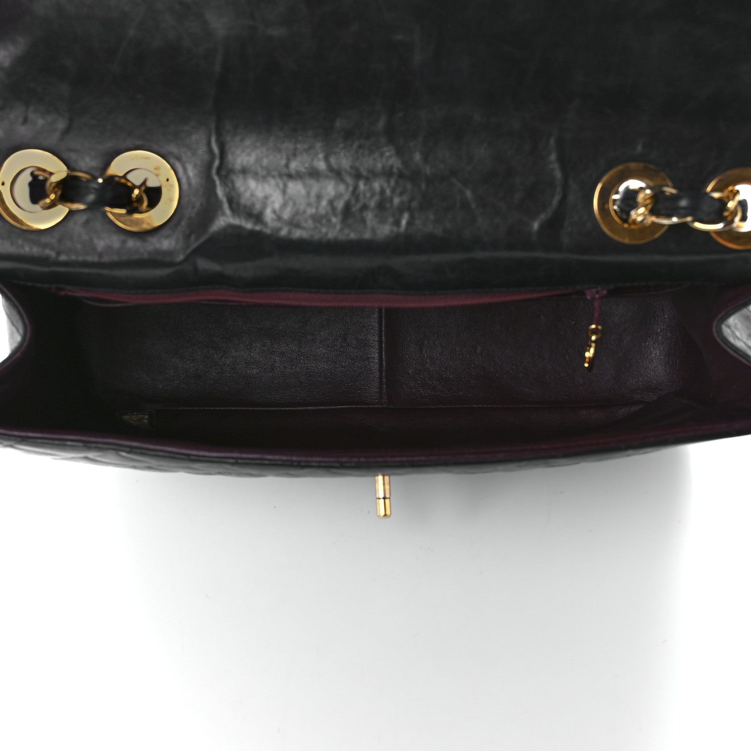 Chanel Lambskin Quilted Jumbo Single Flap Black 4 of 13