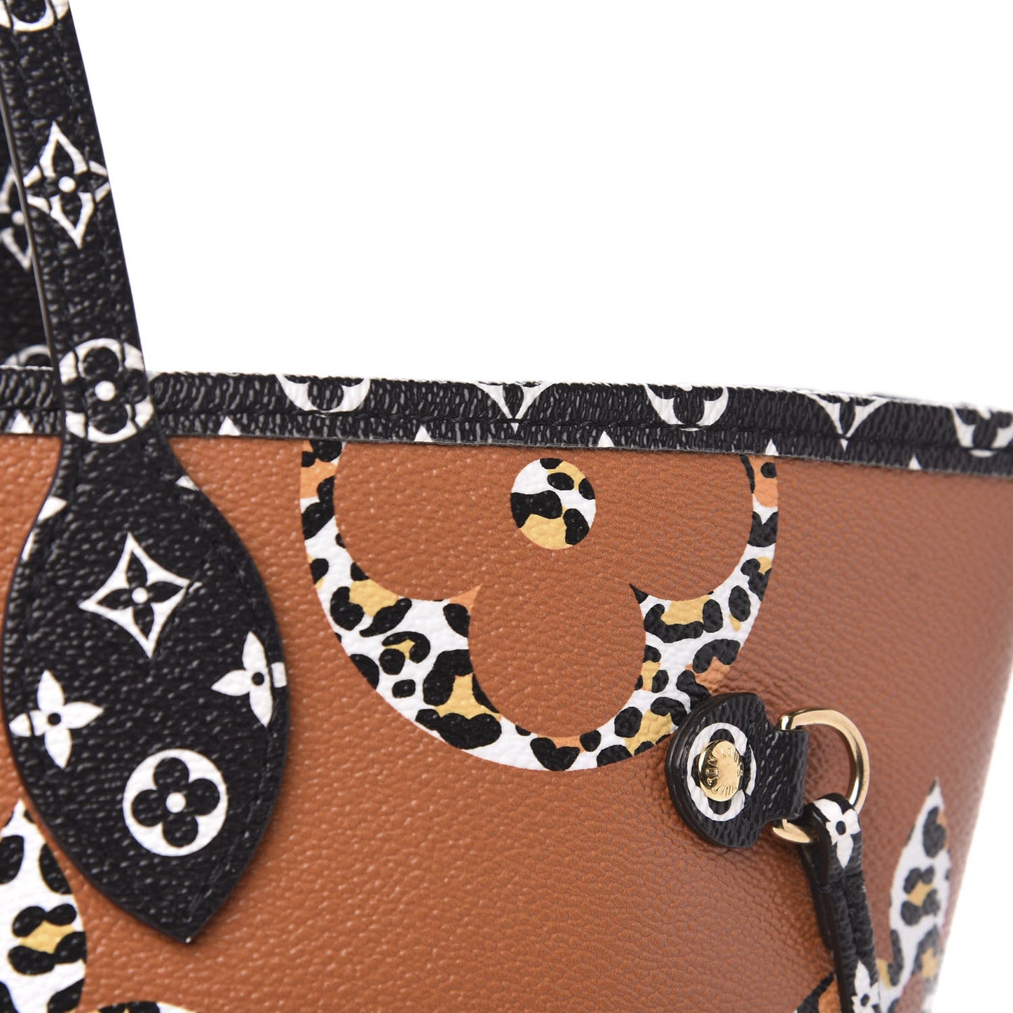 Monogram Giant Jungle Neverfull MM Black