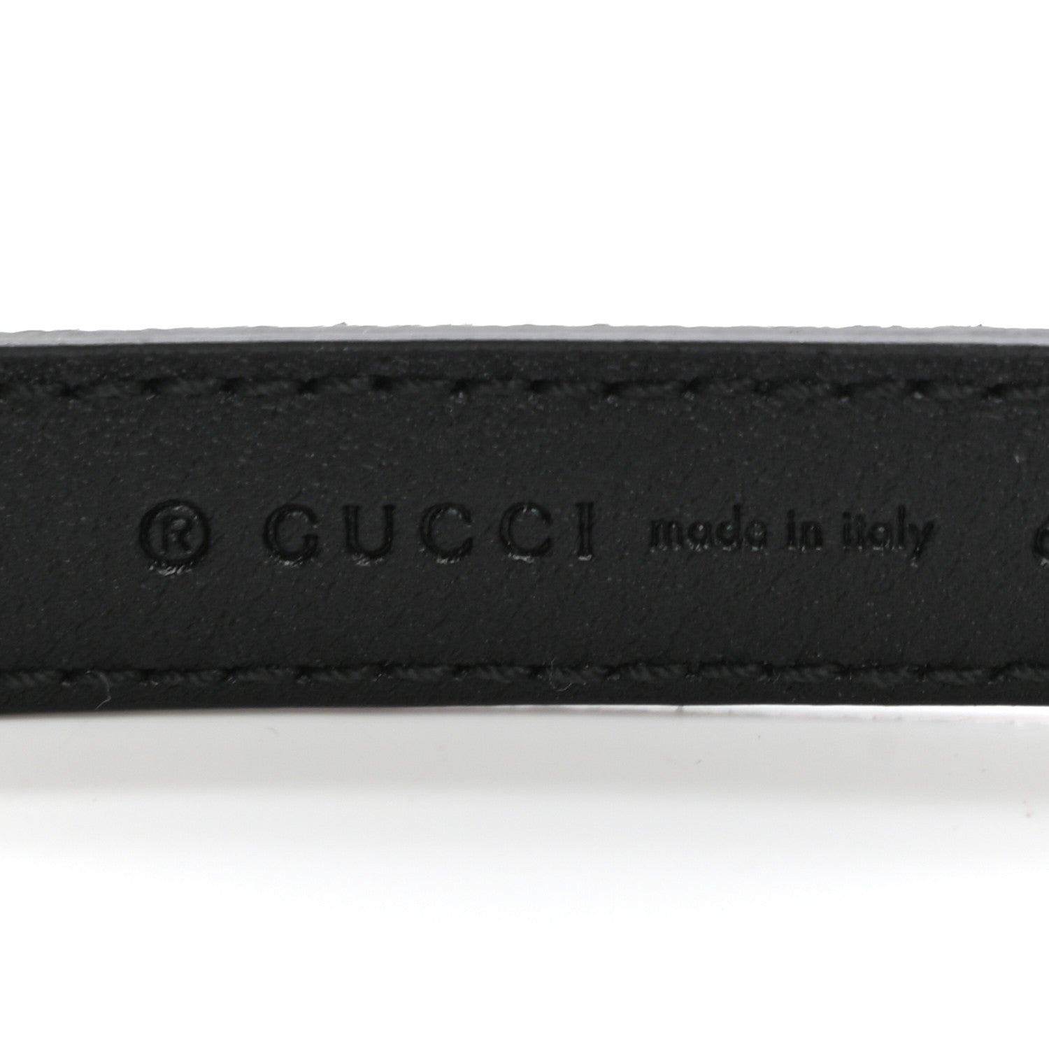 Gucci Suede Calfskin Torchon Double G 15mm Belt 85 34 Black 5 of 6