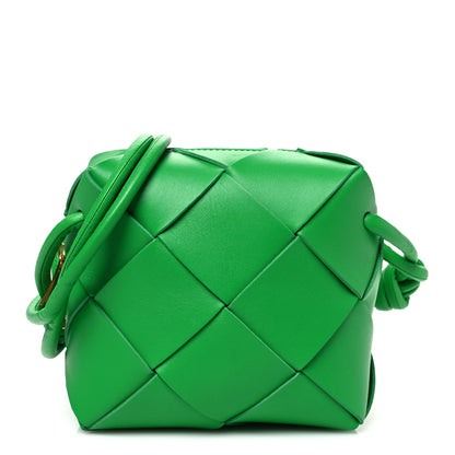 Bottega Veneta Lambskin Maxi Intrecciato Mini Cassette Camera Bag Parakeet 1 of 9
