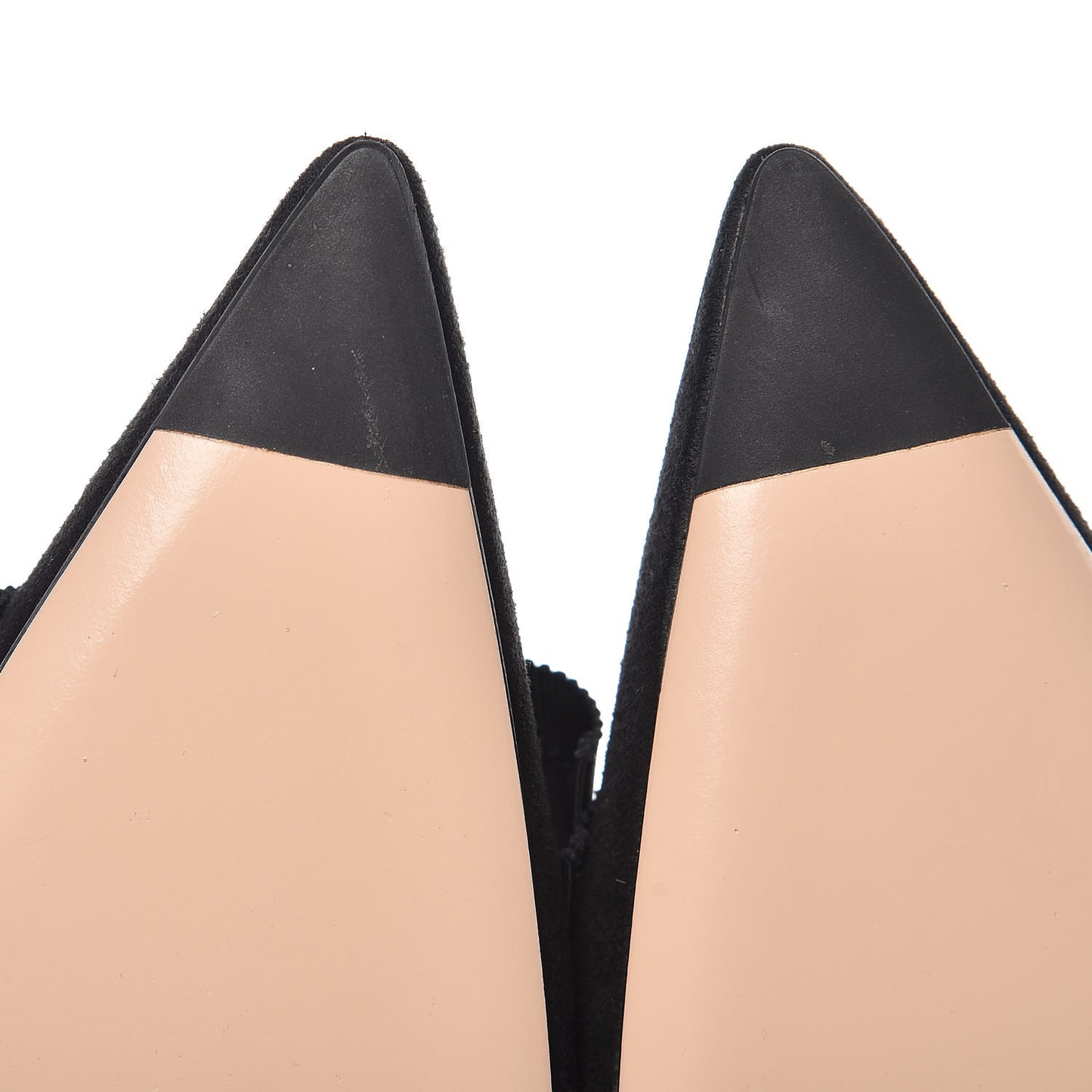 Suede Calfskin Embroidered Bee Bow Pumps 38 Black