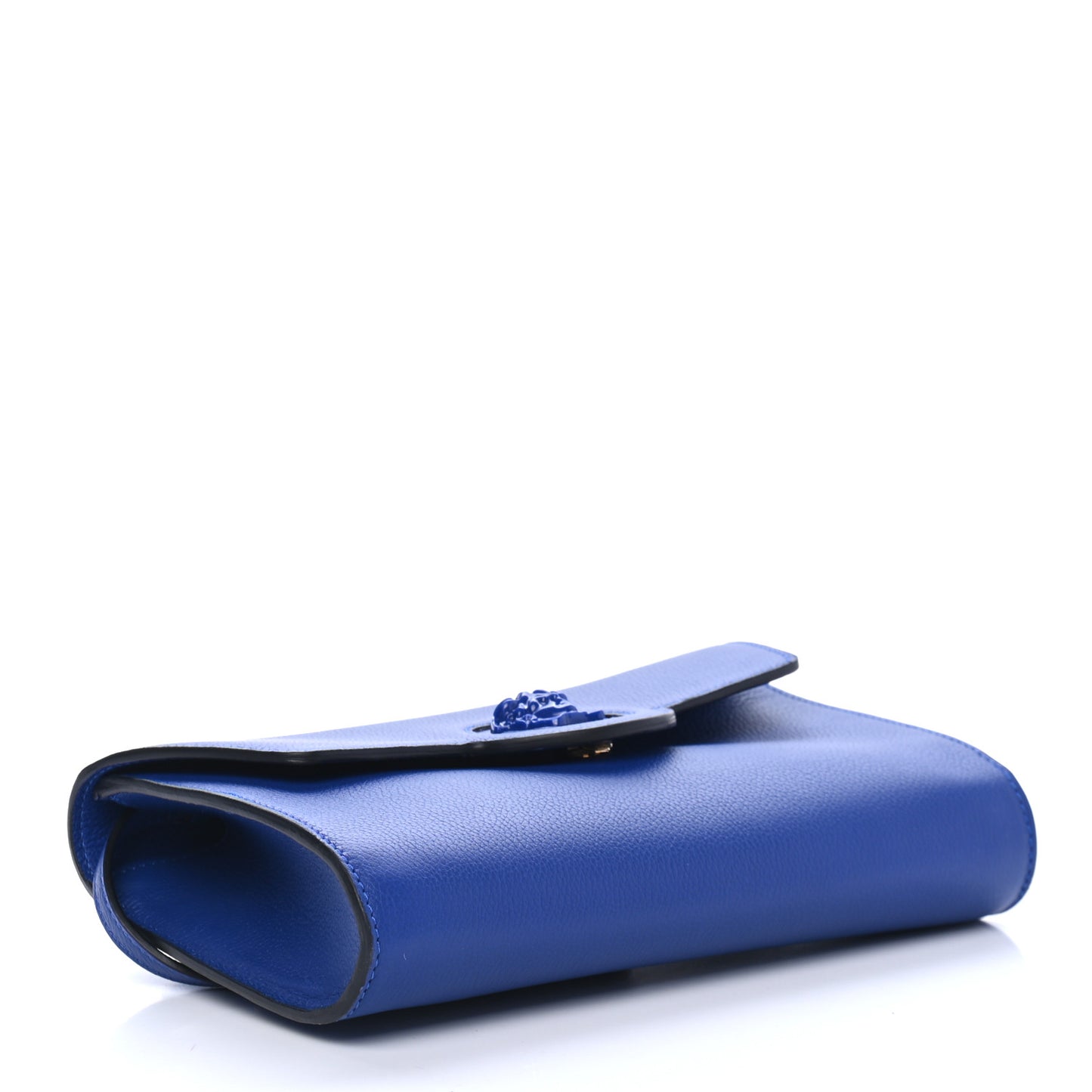 Vitello Medusa Clutch Bag Blue