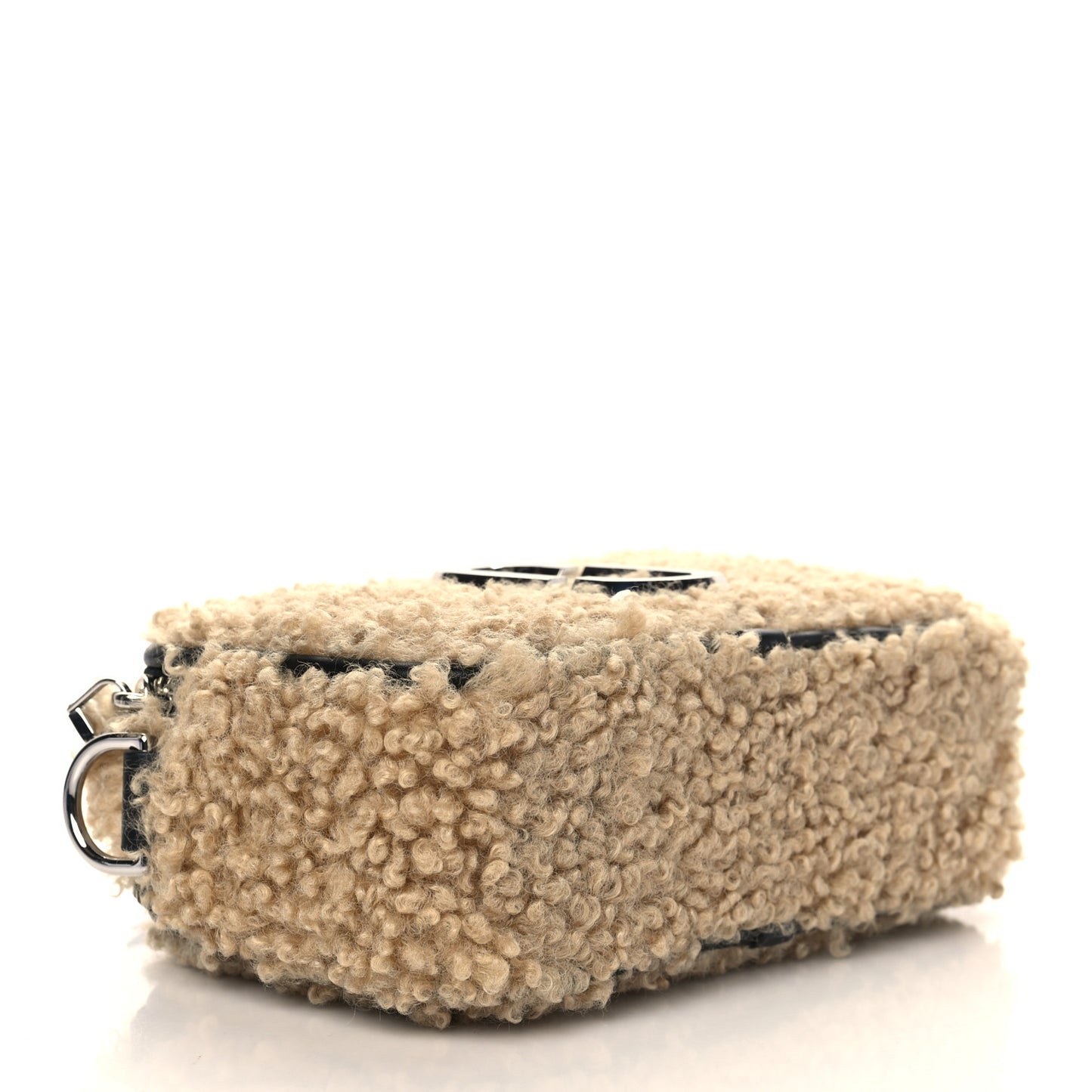 Shearling Snapshot The Teddy Camera Bag Beige