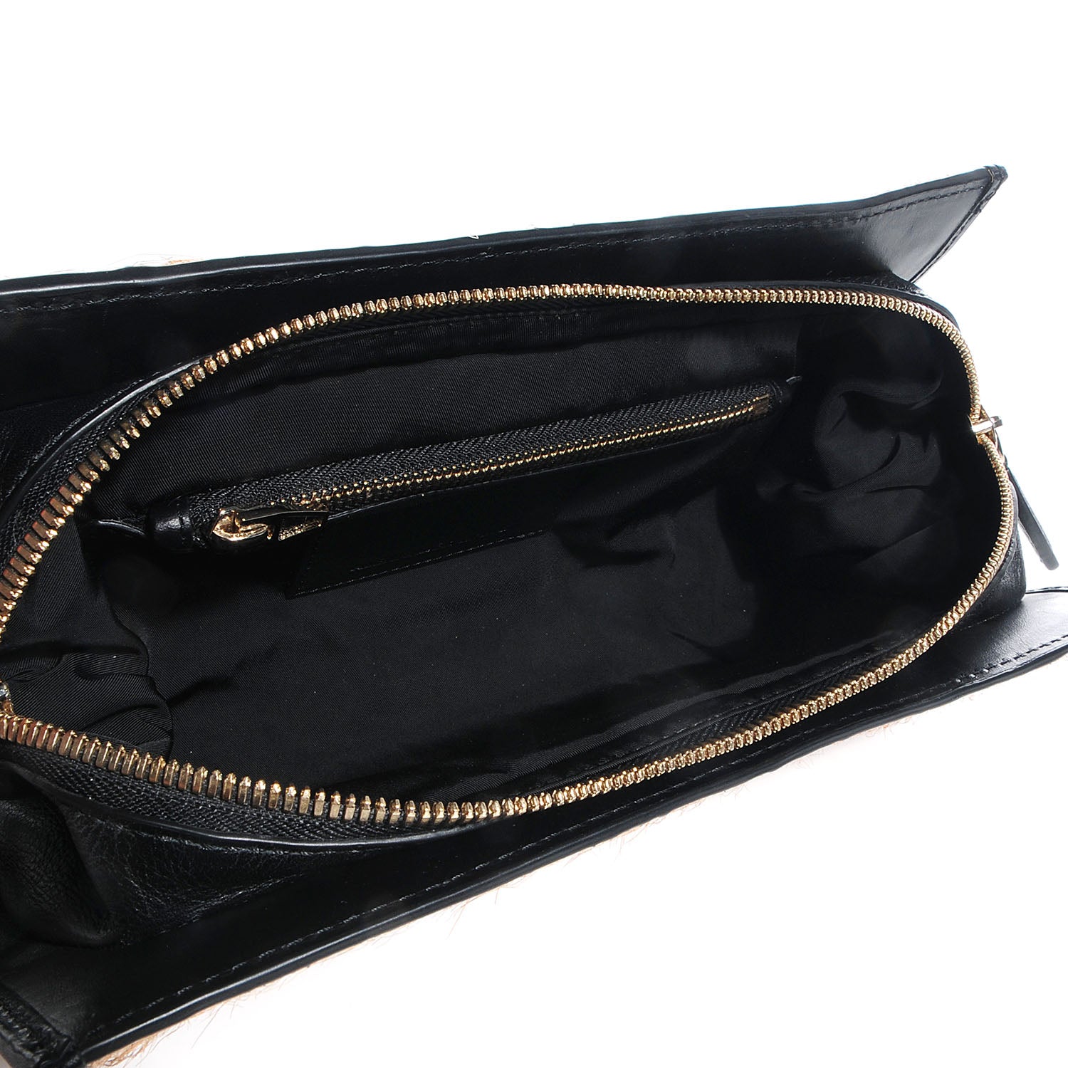 Alexander Wang Deer Hair Pelican Clutch Natural 5 of 6
