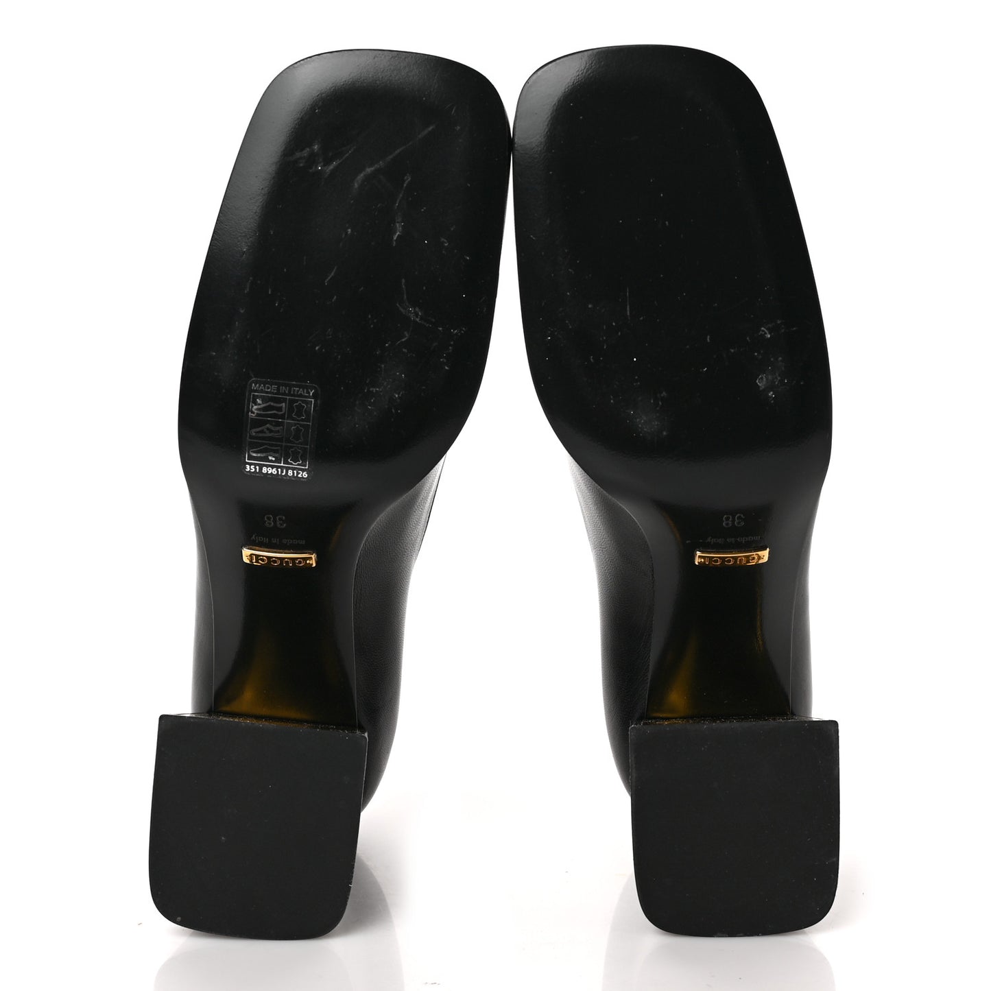 Malaga Kid Horsebit 75mm Pumps 38 Black