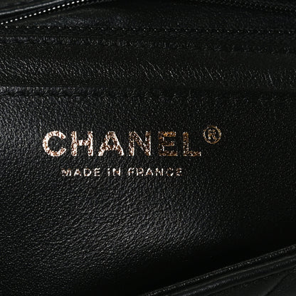 Chanel Lambskin Quilted Mini Rectangular Flap Black 5 of 12