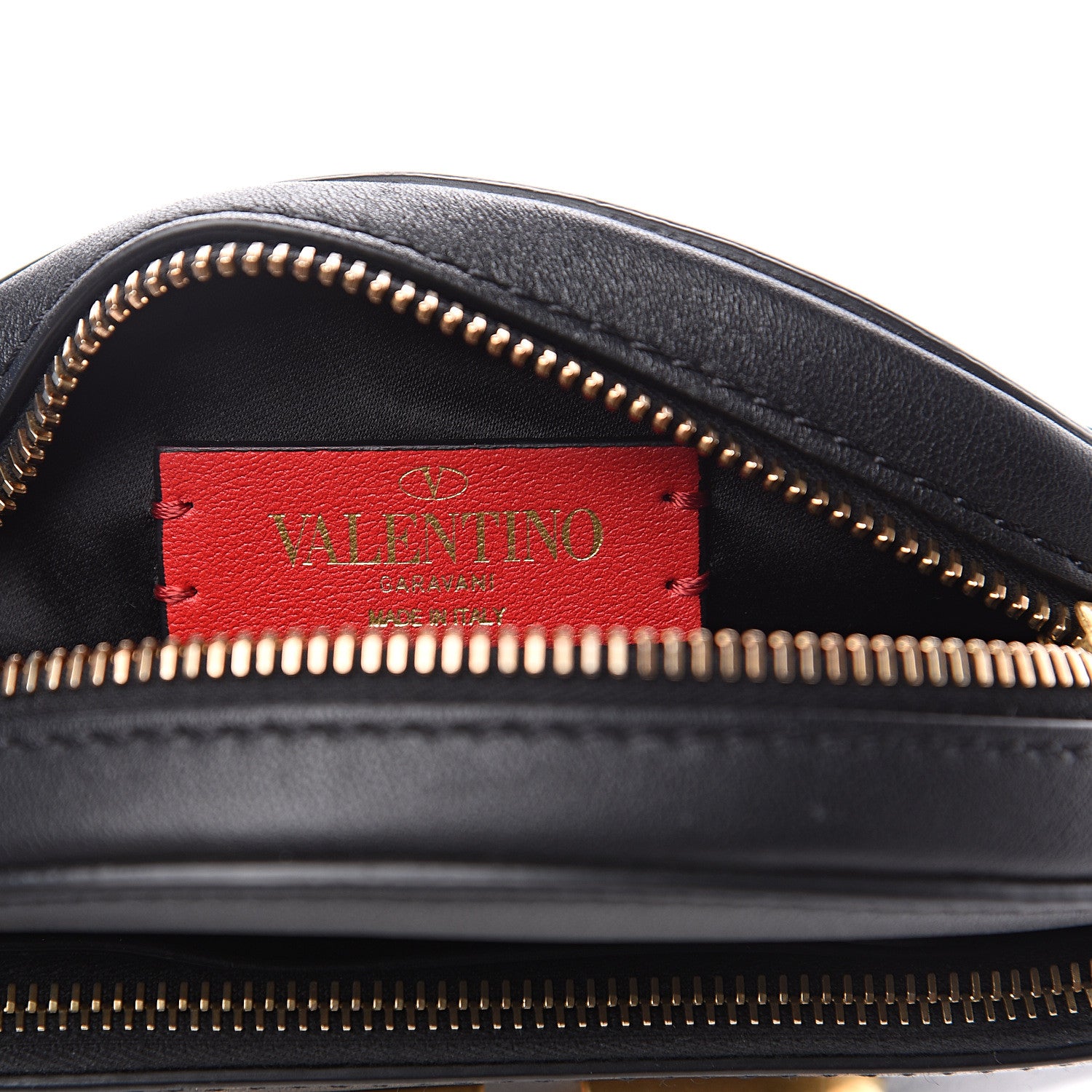 Valentino Garavani Calfskin VLogo Round Crossbody Bag Black 4 of 8
