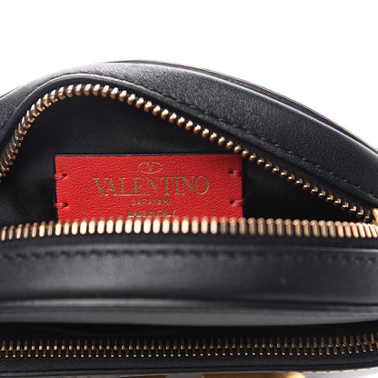 Valentino Garavani Calfskin VLogo Round Crossbody Bag Black 4 of 8