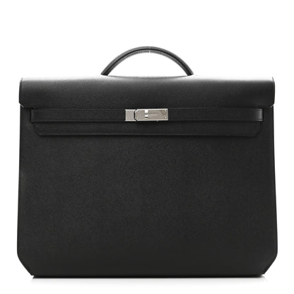 Hermes Epsom Kelly Depeches 36 Black 1 of 10