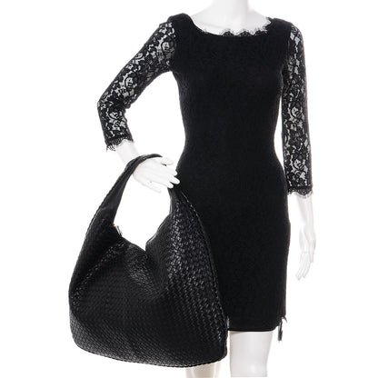 Bottega Veneta Nappa Intrecciato Maxi Veneta Hobo Nero Black 2 of 10
