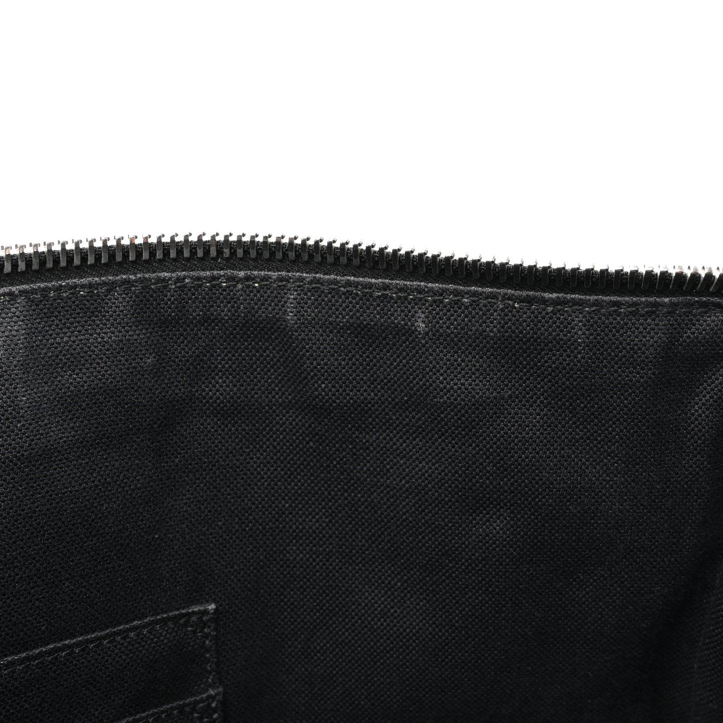 Soft GG Supreme Monogram Appia Calfskin Web East West Messenger Bag Black Grey
