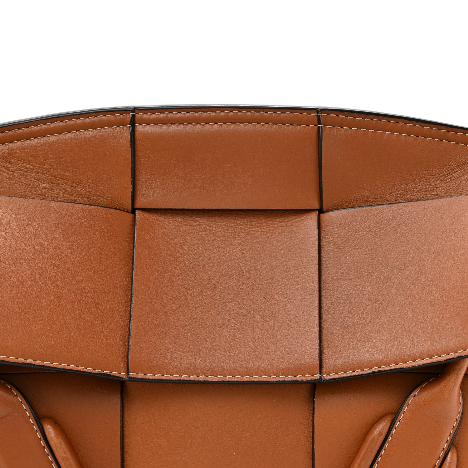 Bottega Veneta French Calfskin Maxi Intrecciato Small Arco Wood 8 of 17