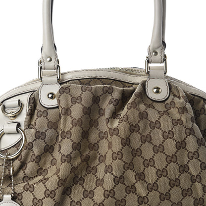 Gucci Monogram Medium Sukey Boston Off White 14 of 14