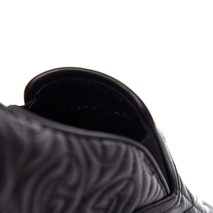Gucci Nappa Web G Rhombus Quilted Mens Slip On Sneakers 10 Black 10 of 11