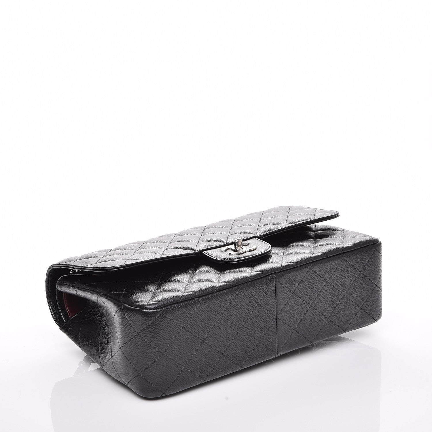 Chanel Caviar Quilted Jumbo Double Flap Black 4 of 8