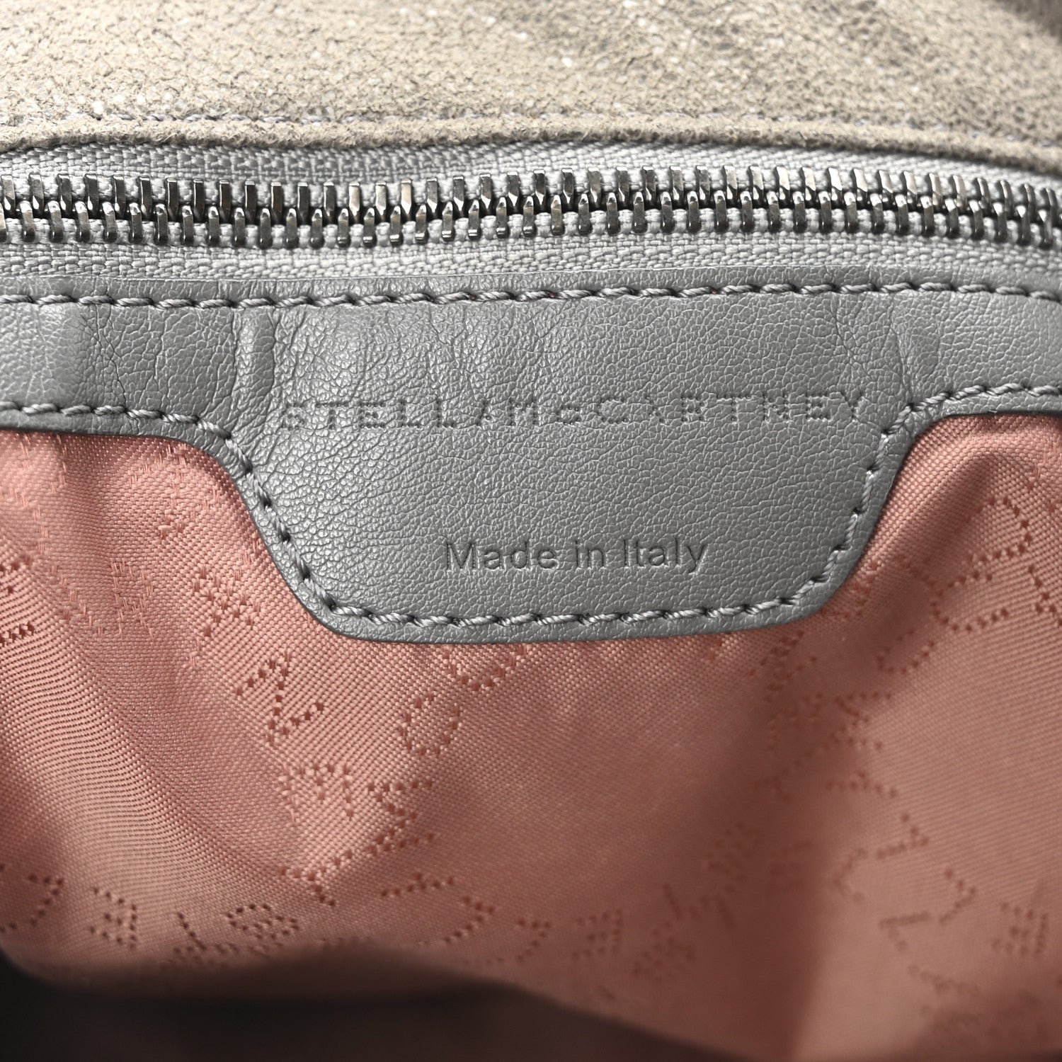 Stella McCartney Shaggy Deer Falabella Fold Over Tote Grey 6 of 9