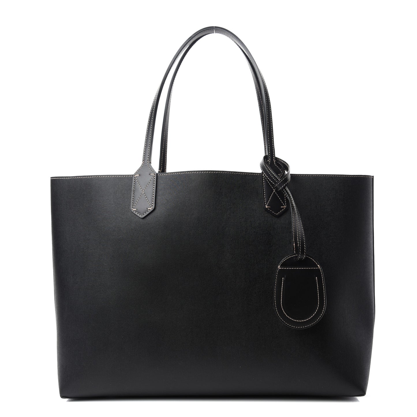 Calfskin GG Supreme Monogram Medium Reversible Tote Black