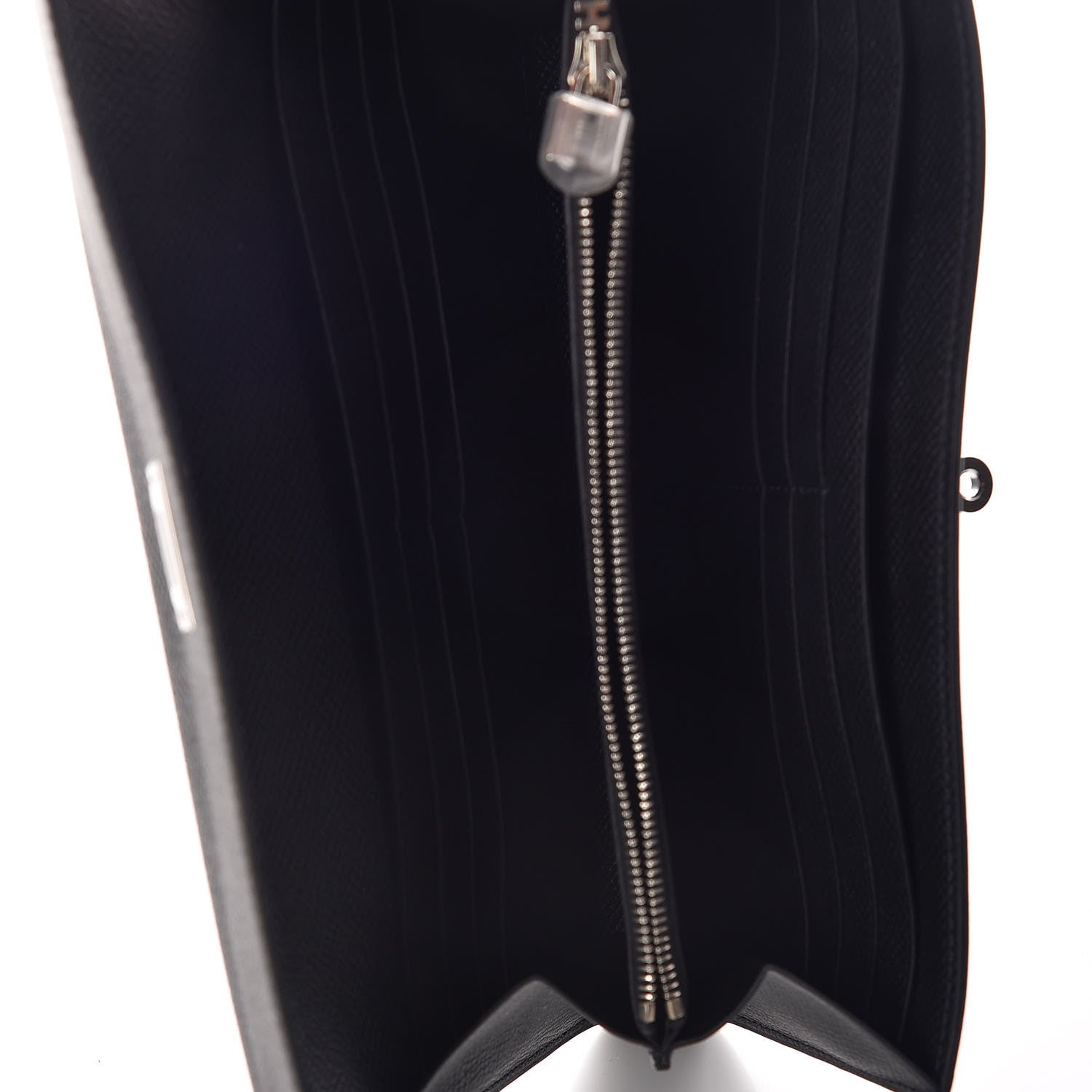 Hermes Epsom Kelly Longue Wallet Black 7 of 10