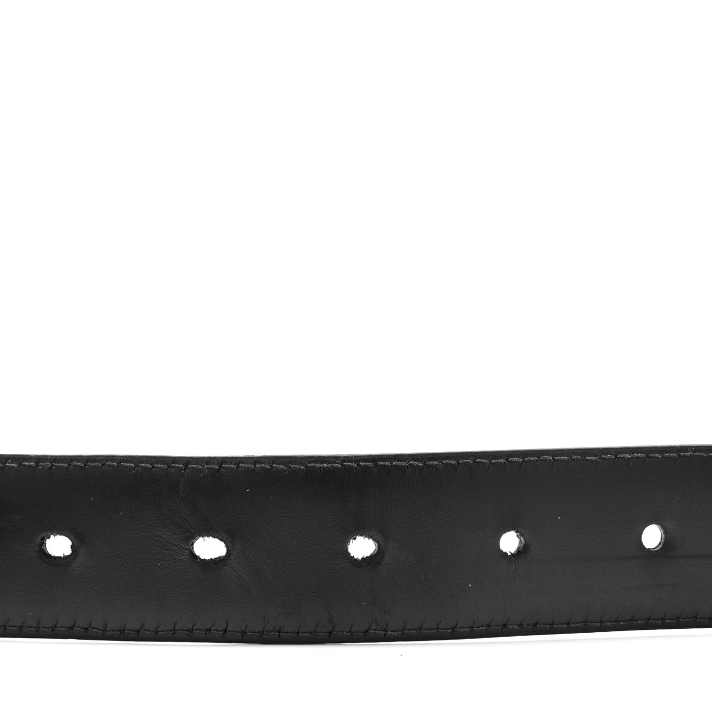 Saffiano Triangle Belt 100 40 Black