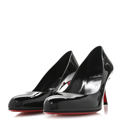 Christian Louboutin Patent Dolly 70 Pumps 37.5 Black 4 of 8
