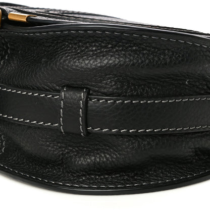 Chloe Calfskin Mini Marcie Round Crossbody Bag Black 11 of 19