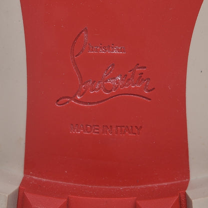 Christian Louboutin Kid Lame Hubertus Donna Oxfords 36 Roche 6 of 8