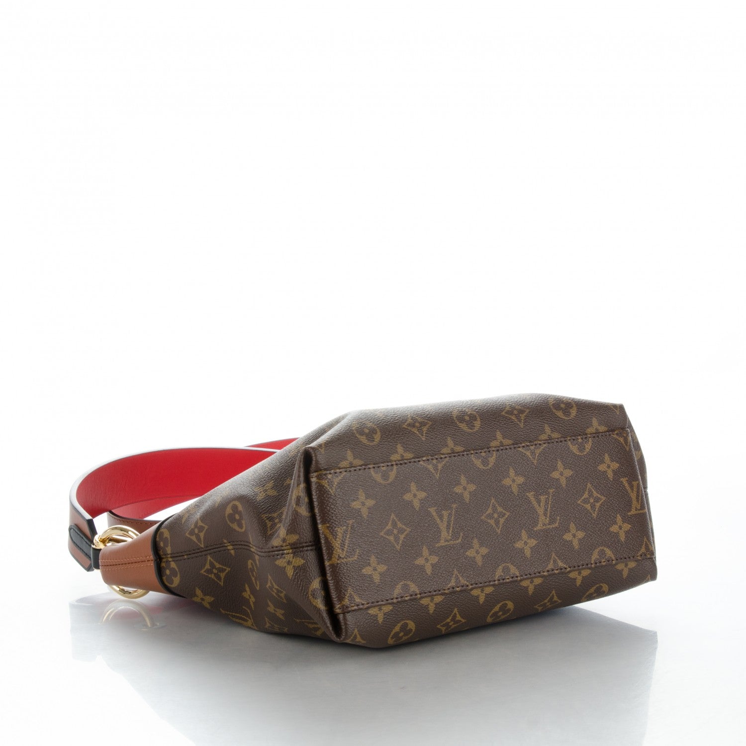 Louis Vuitton Monogram Tuileries Besace Caramel Rouge 5 of 8