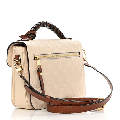 Louis Vuitton Empreinte Braided Pochette Metis Creme Beige Caramel 3 of 15