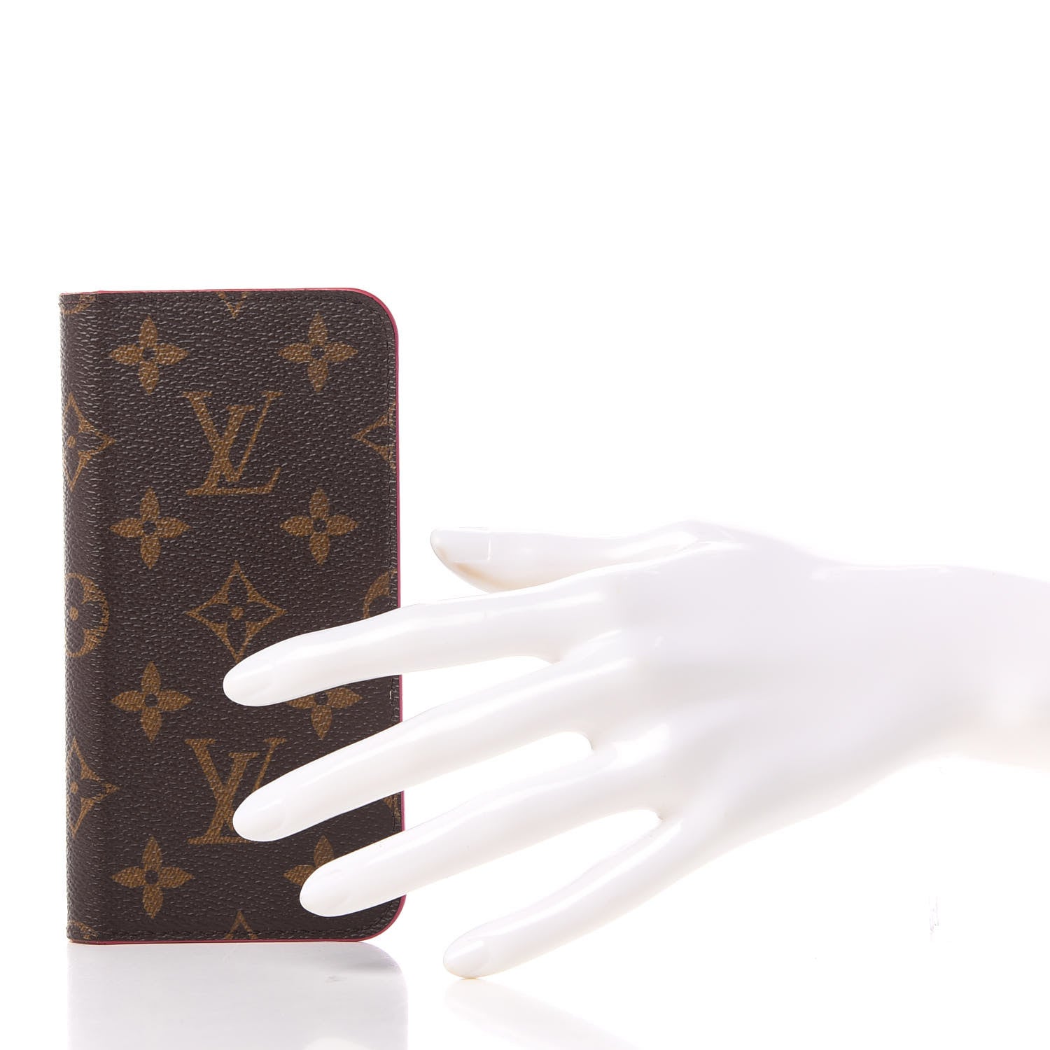 Louis Vuitton Monogram iPhone X Folio Case Rose Pop 2 of 9
