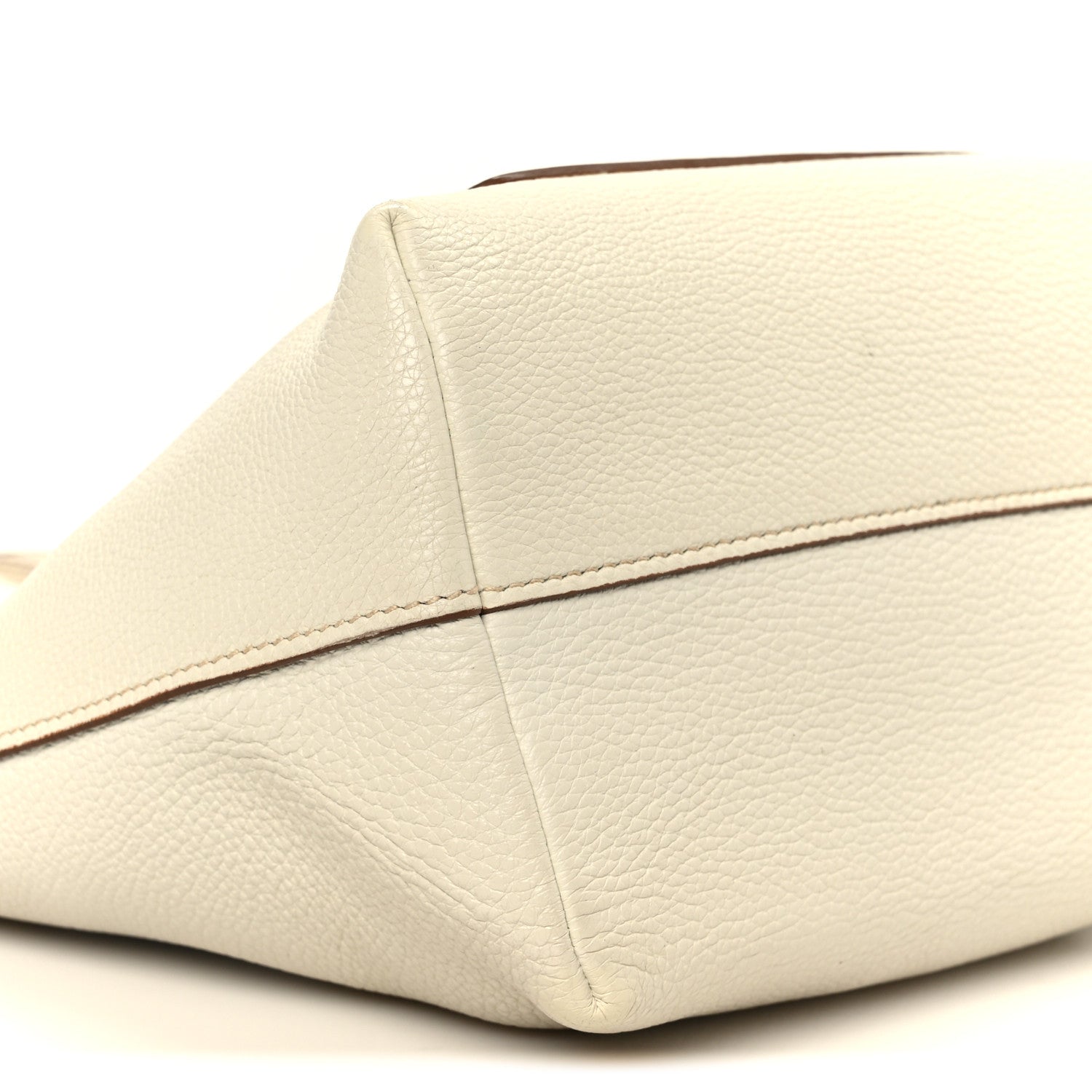 Prada Vitello Daino Small Shopping Tote Talco 1839766 – FASHIONPHILE