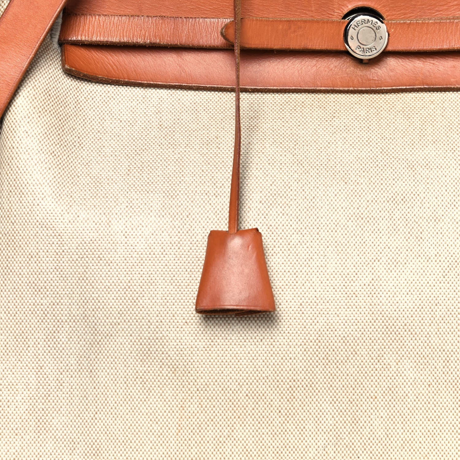 Hermes Toile Vache Calfskin Herbag 39 MM Natural 7 of 21