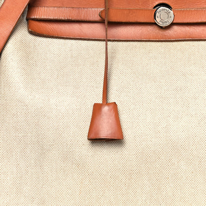Hermes Toile Vache Calfskin Herbag 39 MM Natural 7 of 21