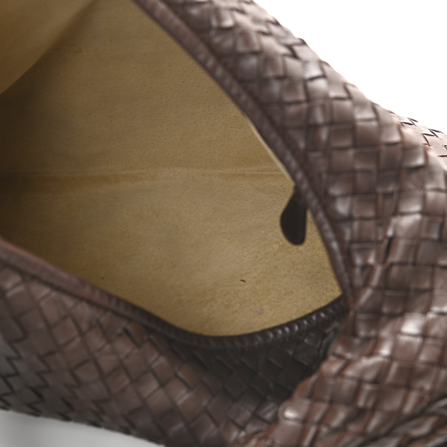 Nappa Intrecciato Large Veneta Hobo Ebano