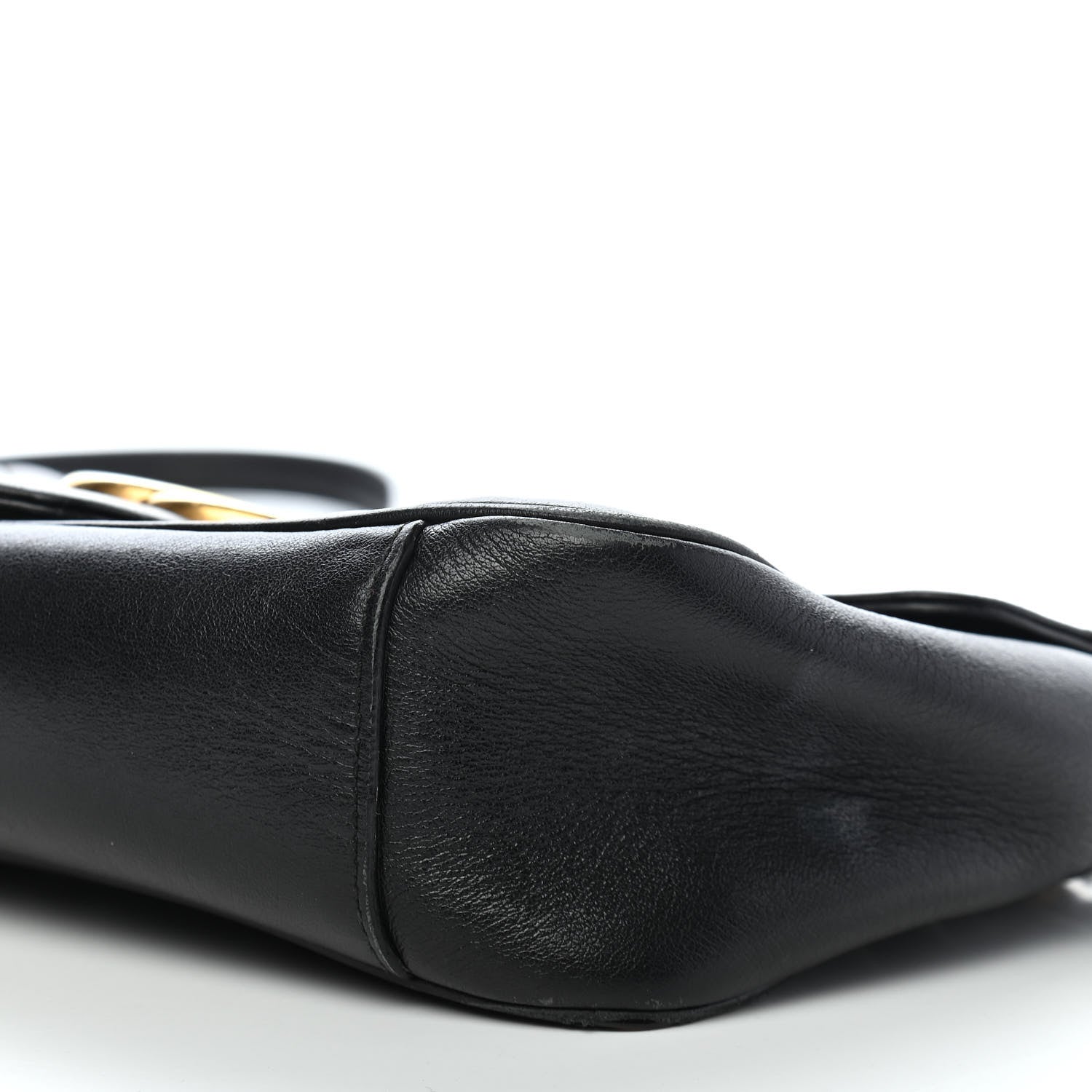 Gucci Calfskin Matelasse Small GG Marmont Shoulder Bag Black 12 of 12