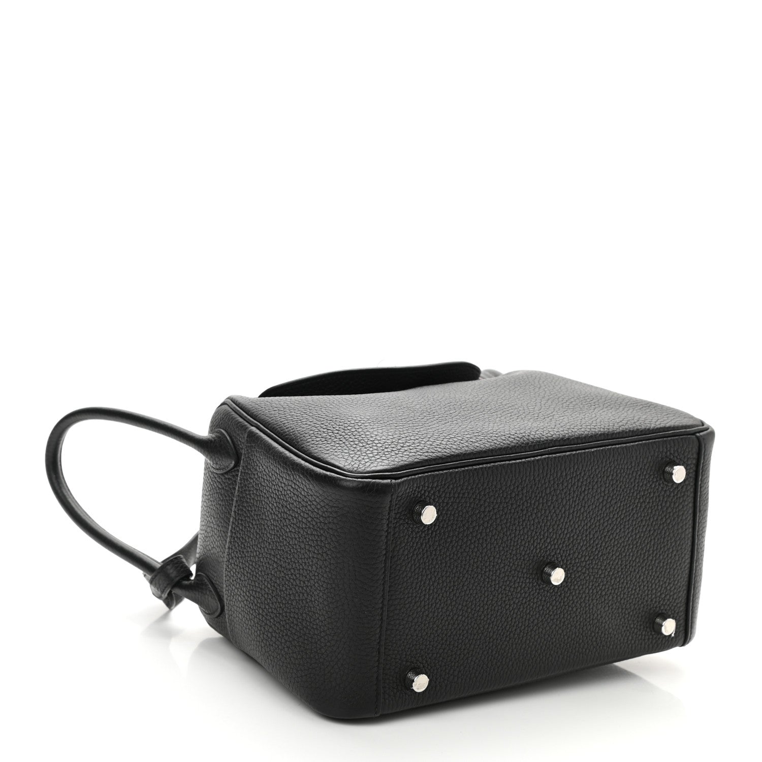 Hermes Taurillon Clemence Lindy 26 Black 4 of 10
