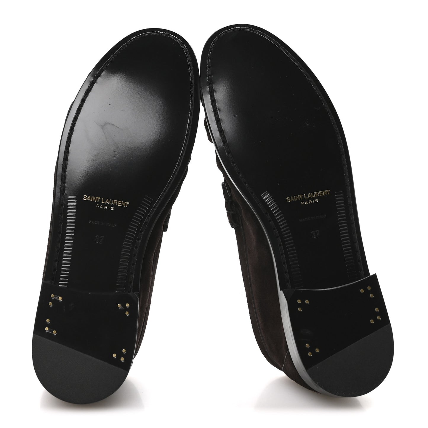 Suede Le Loafer 15 Penny Slippers 37 Dark Chocolate