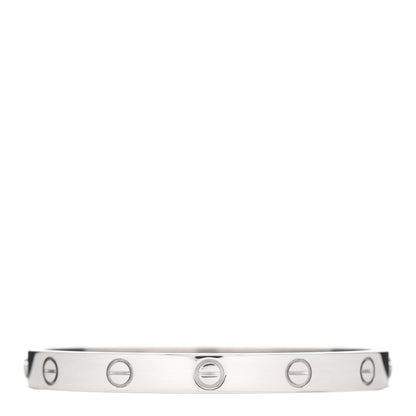 Cartier 18K White Gold LOVE Bracelet 16 1 of 6