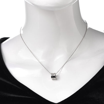 Gucci 18K White Gold Icon Twirl Pendant Necklace 2 of 4