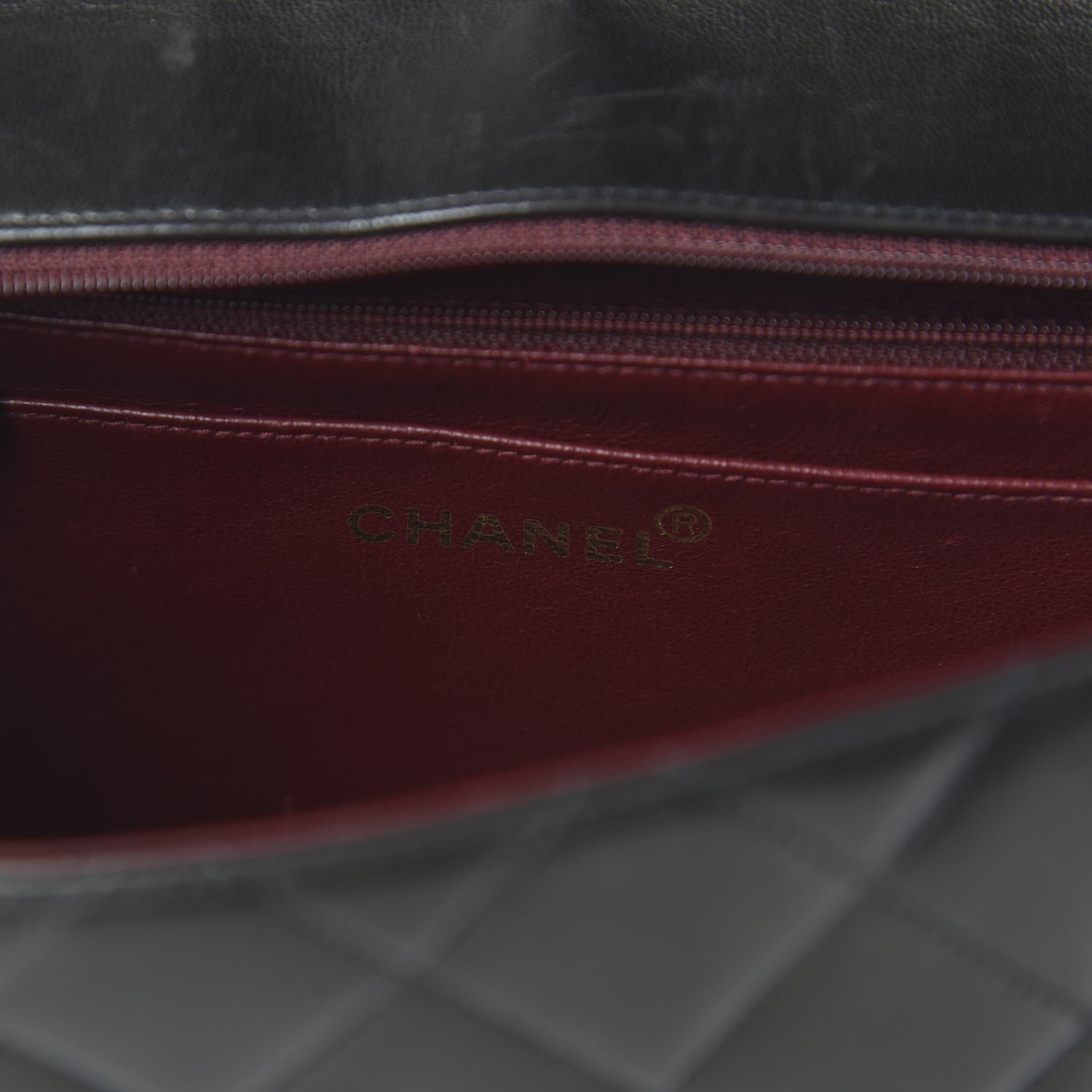 Chanel Lambskin Quilted Medium Single Flap Black 8 of 10