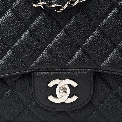 Chanel Caviar Quilted Jumbo Single Flap Black 10 of 10