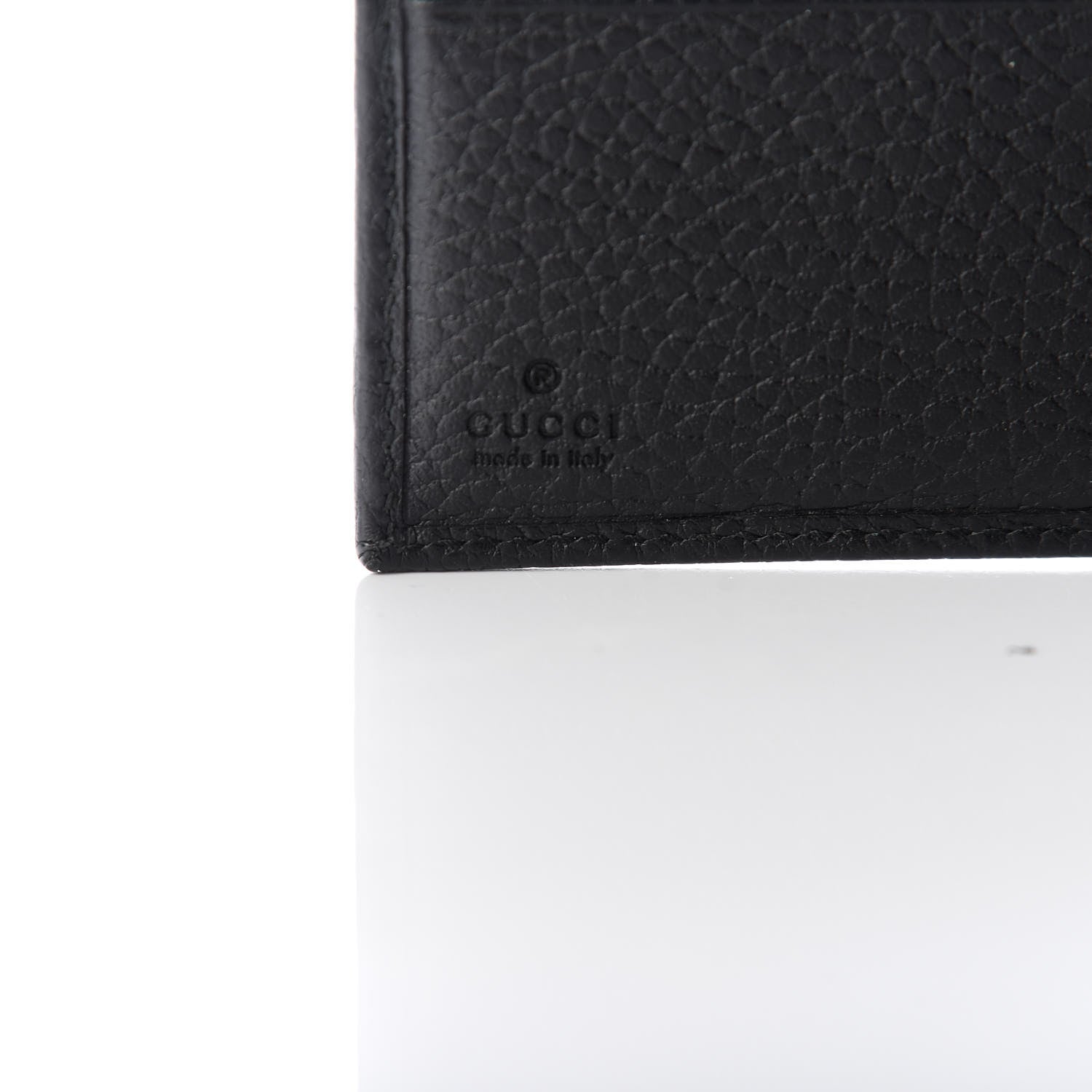 Gucci Dollar Calfskin Double G French Flap Wallet Black 6 of 7