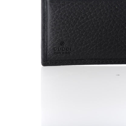 Gucci Dollar Calfskin Double G French Flap Wallet Black 6 of 7