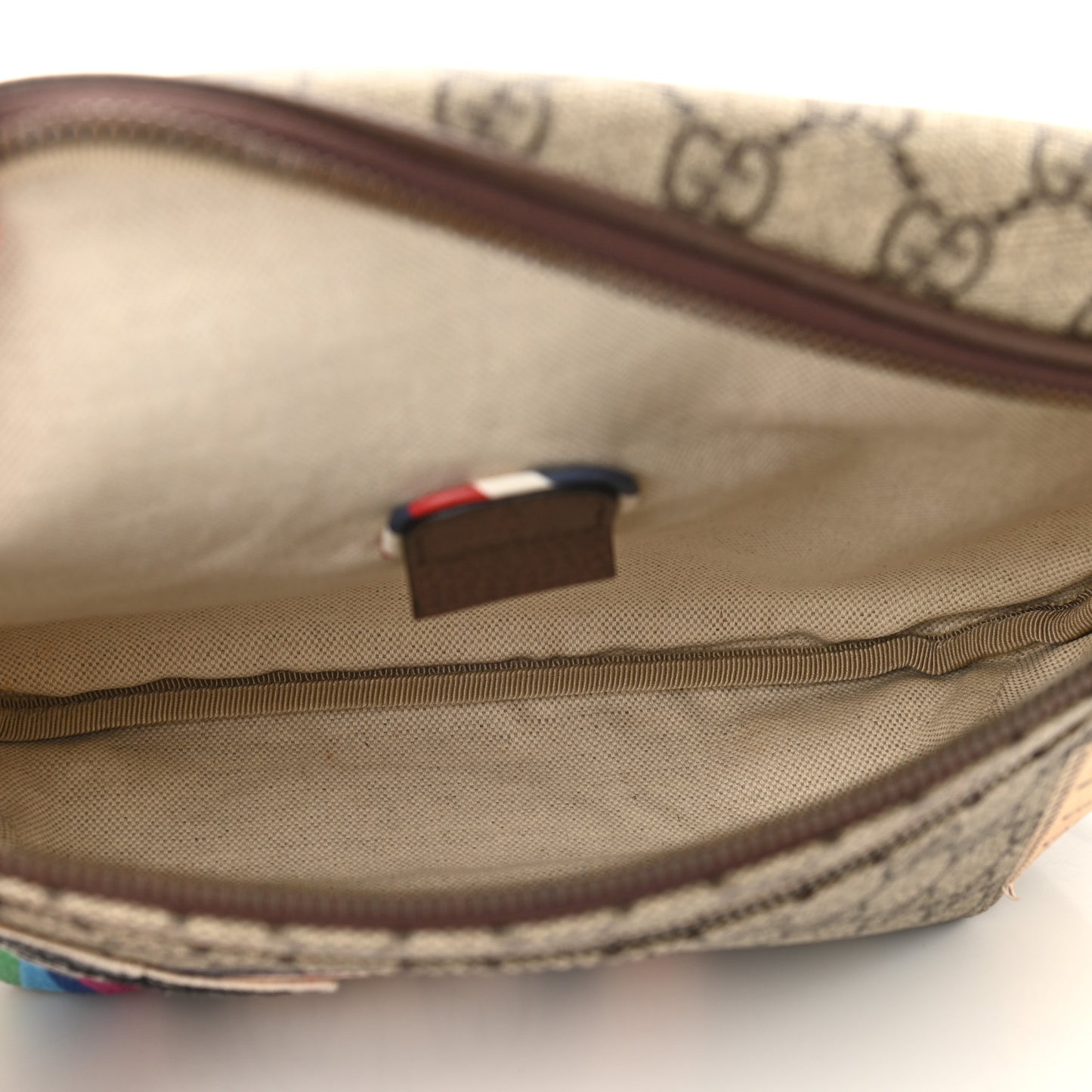 GG Supreme Monogram Courrier Belt Bag Beige New Acero