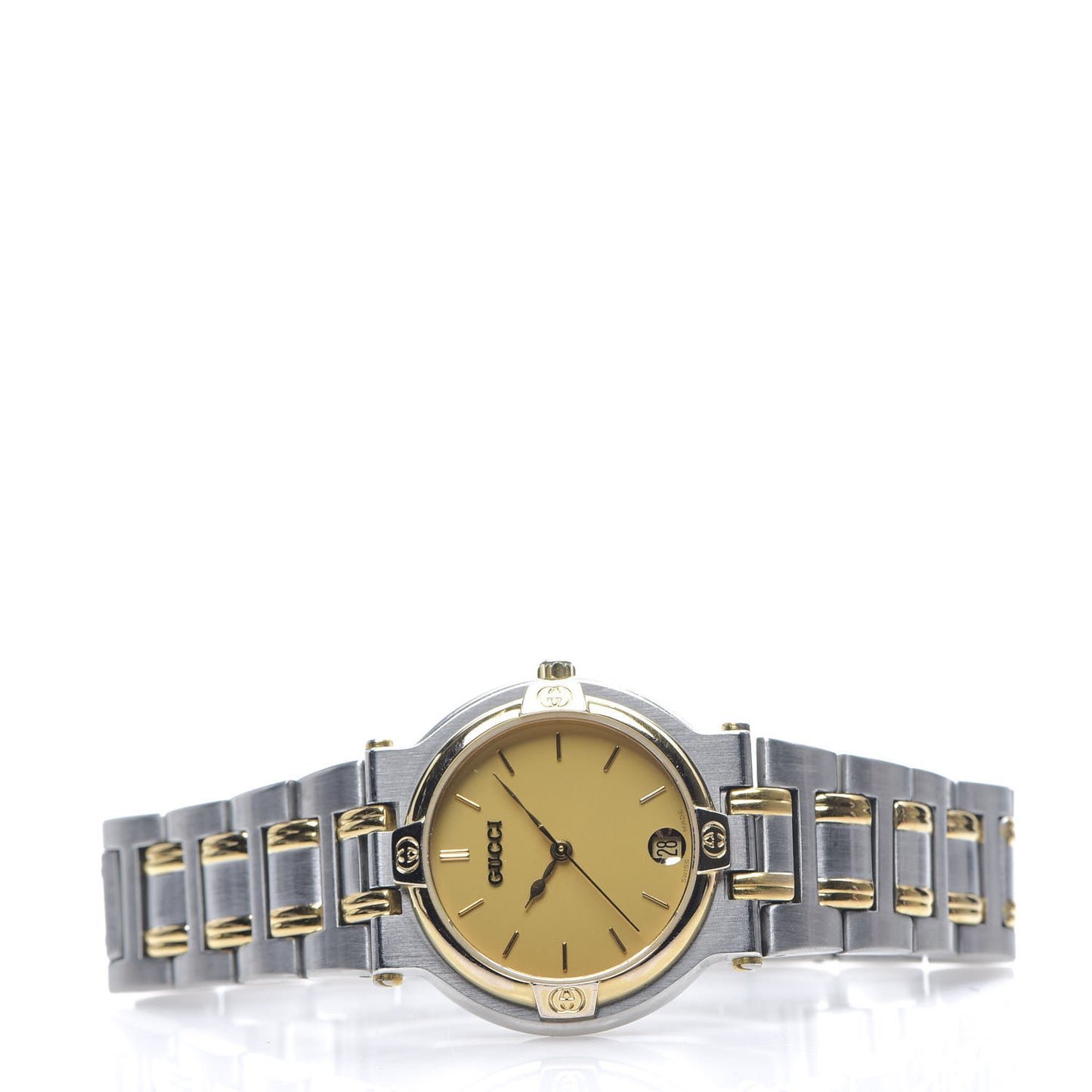 Stainless Steel 32mm 9000M Quartz Watch Gold