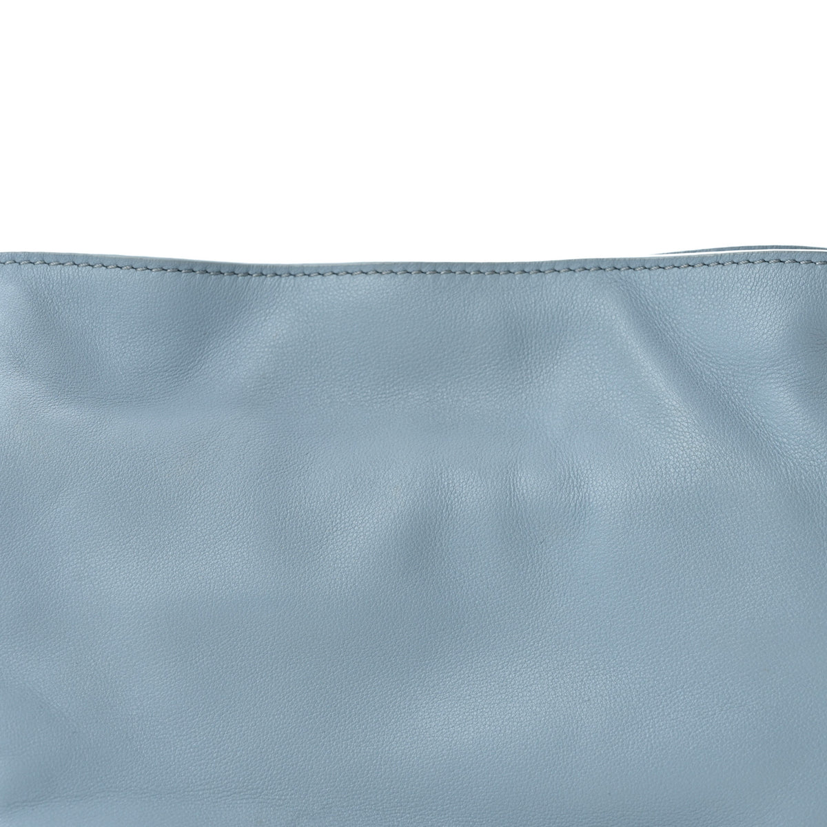 Calfskin Flamenco Mini Knot Bag Dusty Blue