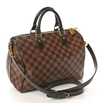 Louis Vuitton Damier Ebene Speedy Bandouliere 30 2 of 10
