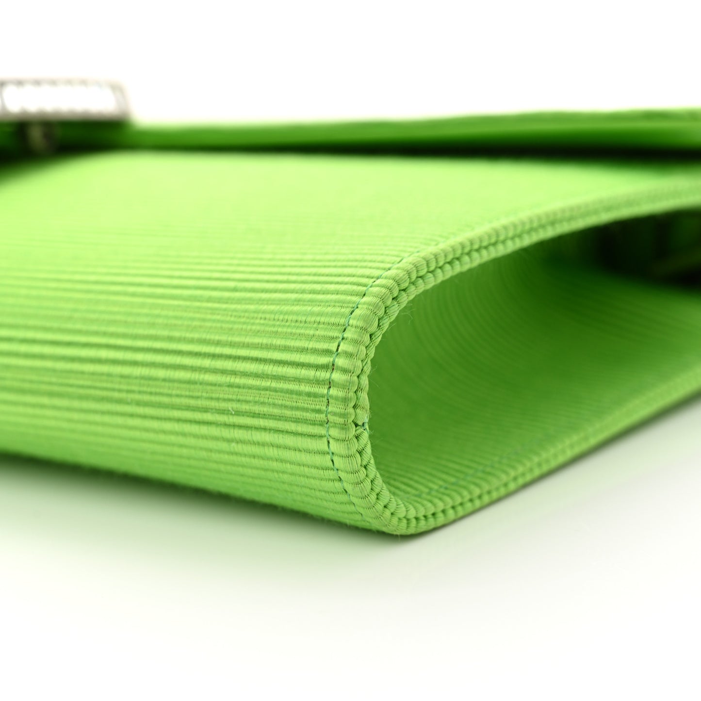 Grosgrain Satin Small Dionysus Shoulder Bag Lime