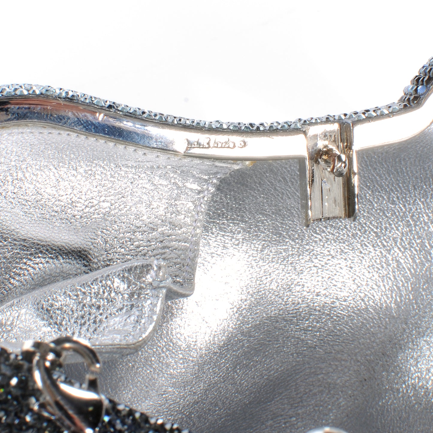 Swarovski Crystal Schnauzer Dog Minaudiere Clutch