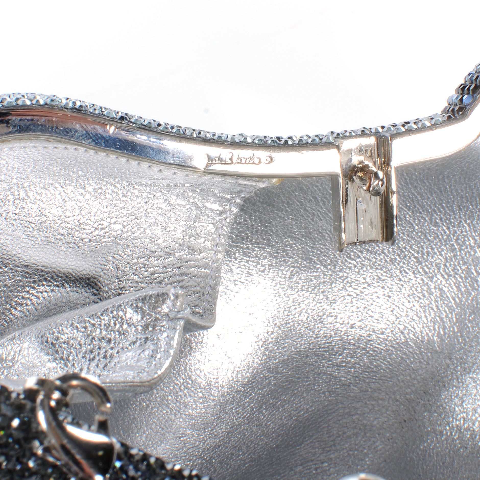 Judith Leiber Swarovski Crystal Schnauzer Dog Minaudiere Clutch 7 of 8